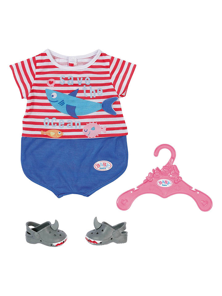Baby Born Ubranko "BABY born Bath Pyjamas & Clogs" dla lalek - 3+ rozmiar: onesize