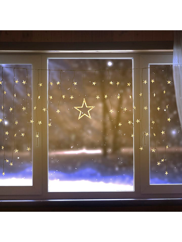 Hollybell Zasłona LED w kolorze ciepłej bieli rozmiar: onesize