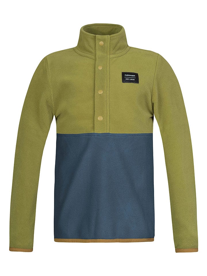 Hannah Bluza polarowa "Mint" w kolorze oliwkowo-niebieskim rozmiar: 134/140