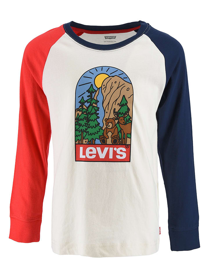Levi's Kids Koszulka w kolorze białym rozmiar: 68