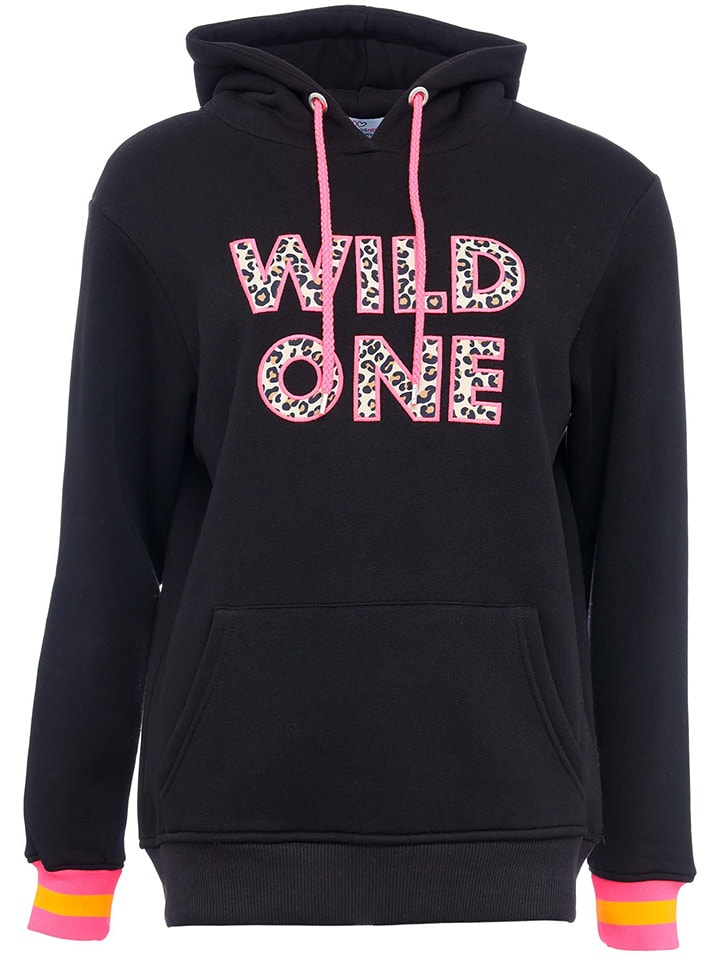 Zwillingsherz Bluza "Dorota" w kolorze czarnym rozmiar: S/M