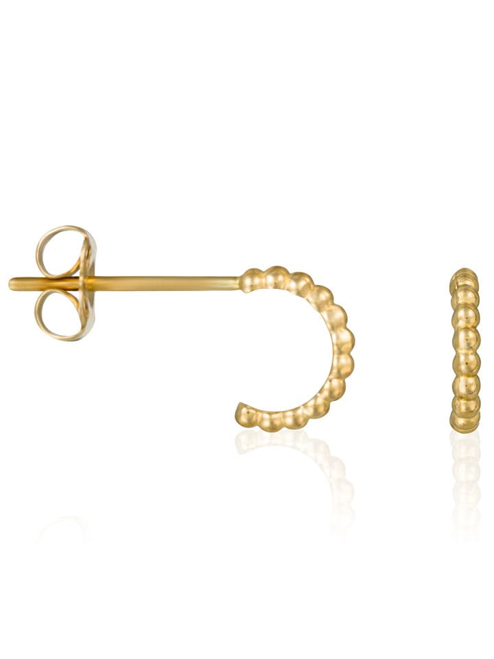 OR ÉCLAT Złote kolczyki-wkrętki "Demi cercle" rozmiar: onesize