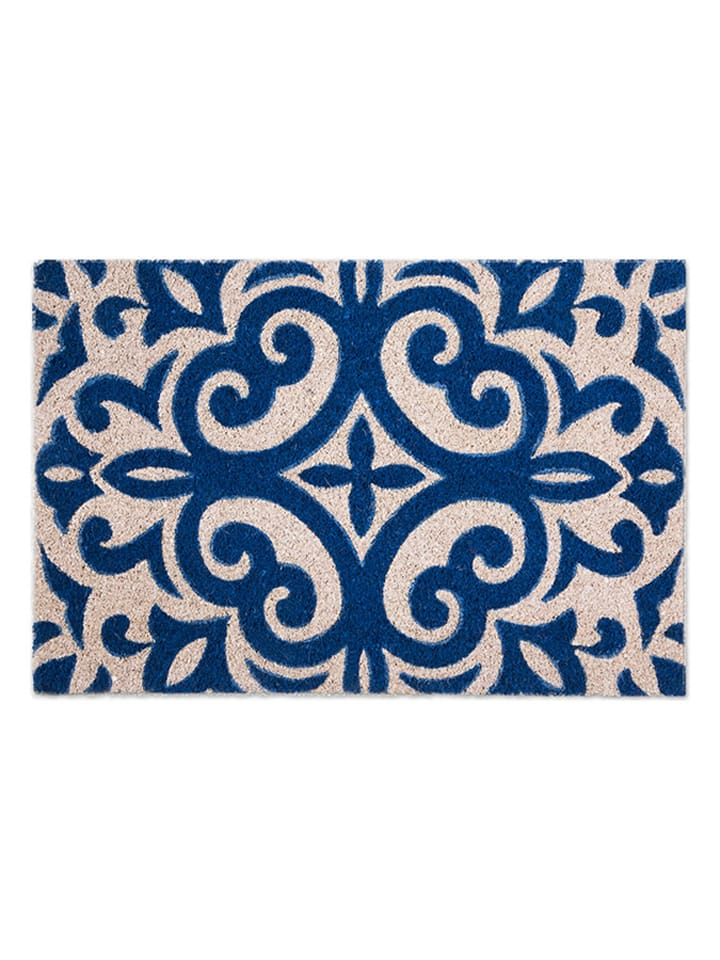 Trendy Kitchen by EXCÉLSA Wycieraczka "Boheme" w kolorze granatowo-beżowym - 60 x 40 cm rozmiar: onesize