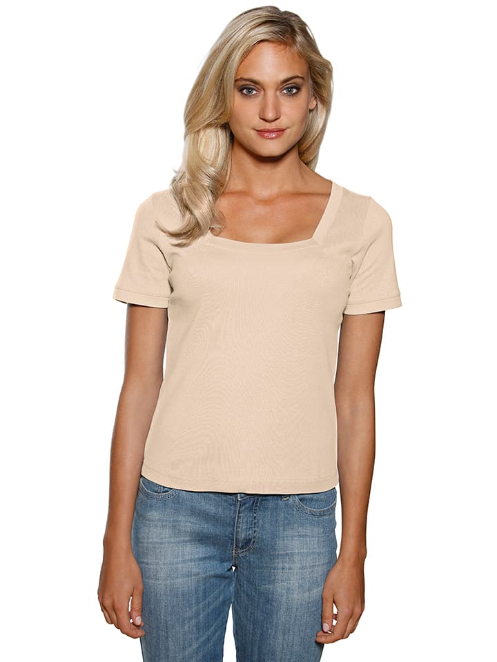 Heine Koszulka w kolorze beżowym rozmiar: 40