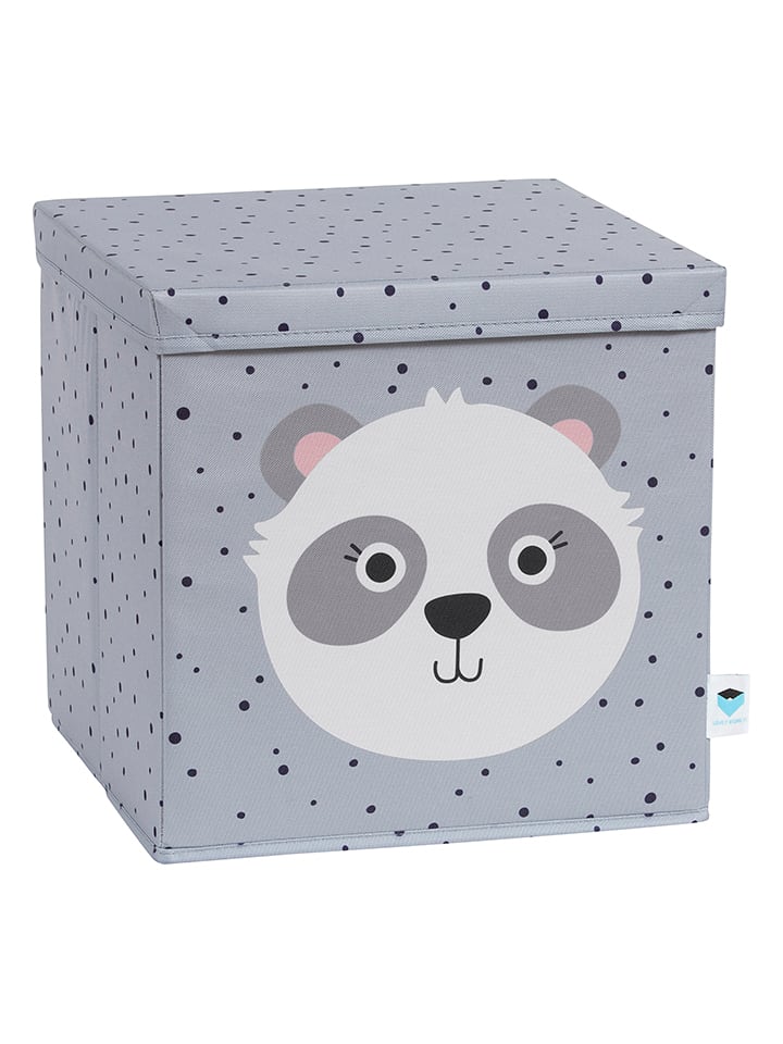 STORE IT Pudełko "Panda" w kolorze szarym - 33 x 33 x 33 cm rozmiar: onesize