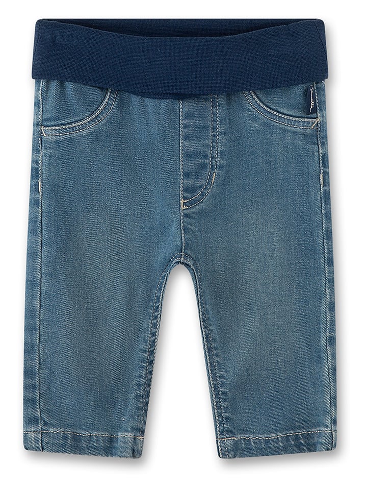 Sanetta Kidswear Dżinsy w kolorze granatowym rozmiar: 86