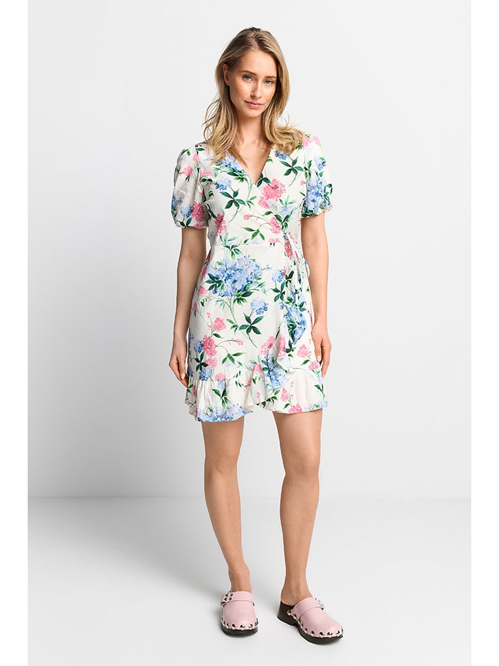 Rich & Royal Sukienka w kolorze kremowo-jasnoróżowo-błękitnym rozmiar: 40