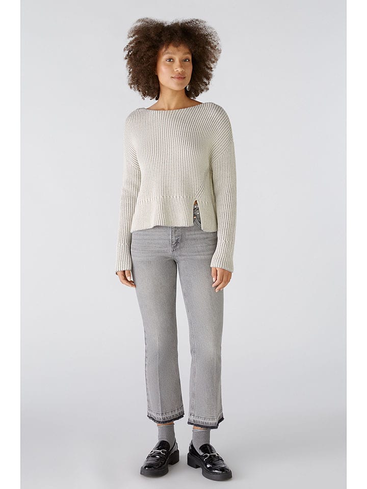 Oui Sweter w kolorze szarym rozmiar: 44