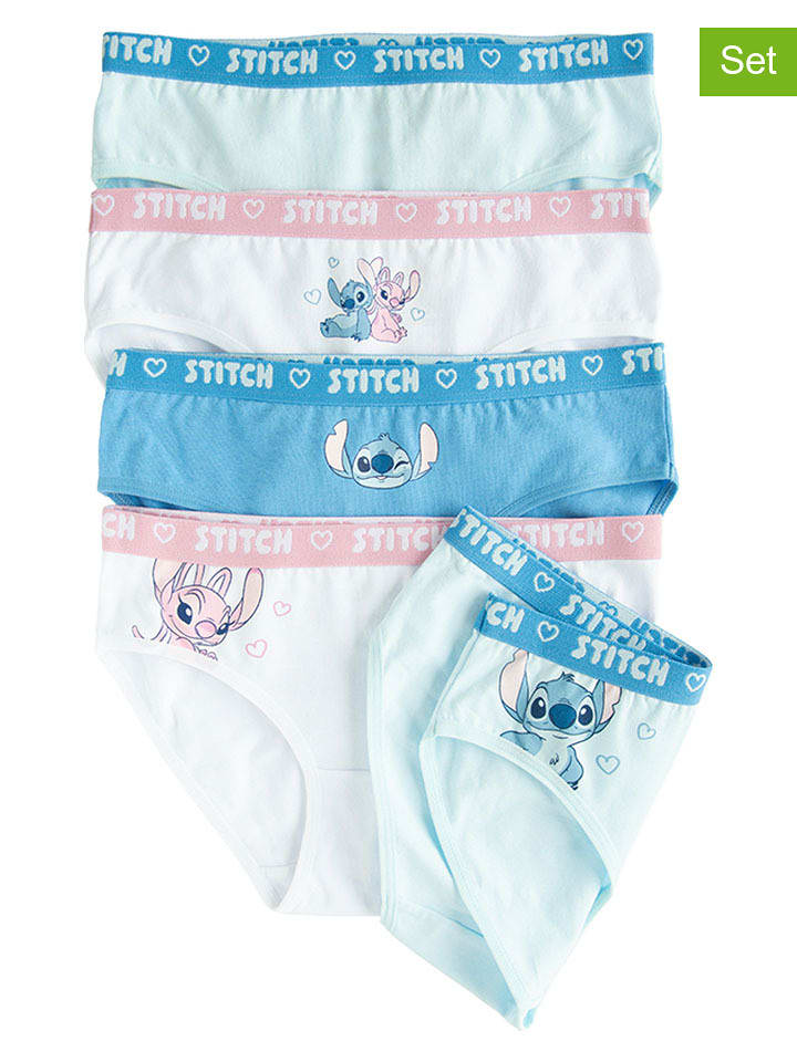 COOL CLUB Majtki (5 par) w kolorze błękitno-białym rozmiar: 134/140