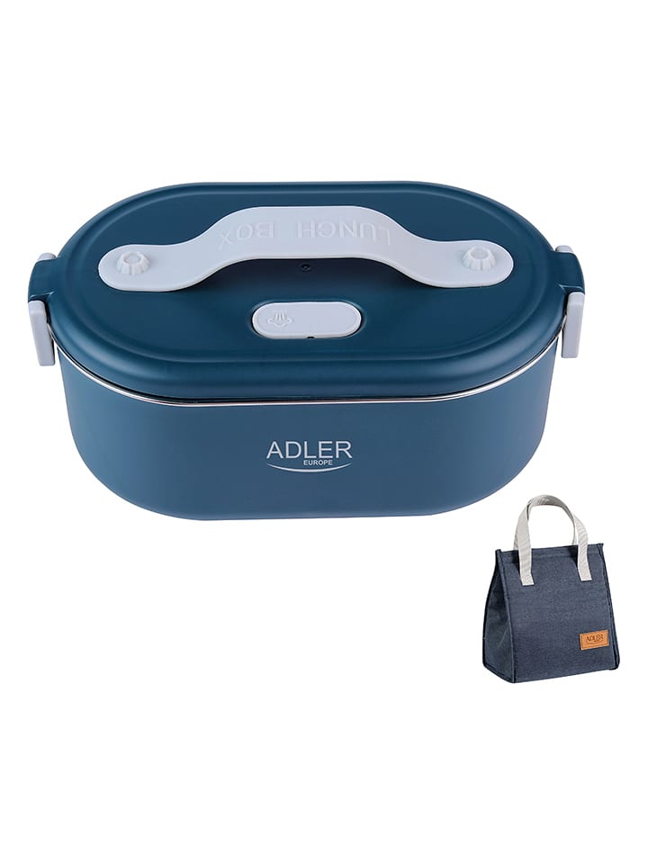 Adler Elektryczny lunchbox "AD 4522" w kolorze niebieskim - 800 ml rozmiar: onesize