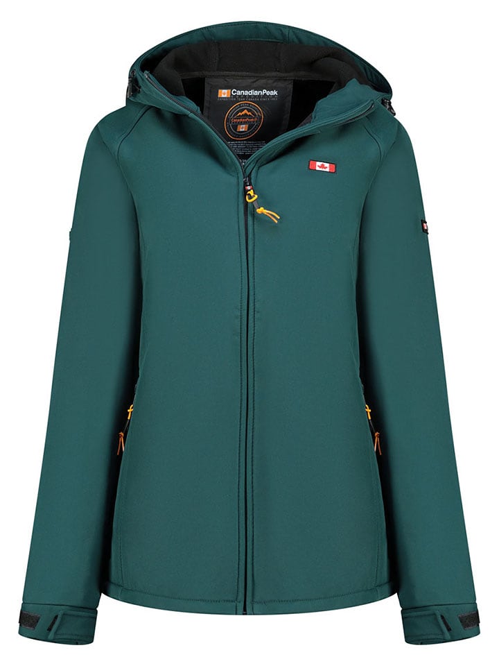 Canadian Peak Kurtka softshellowa "Tamigoglasseak" w kolorze zielonym rozmiar: XXL