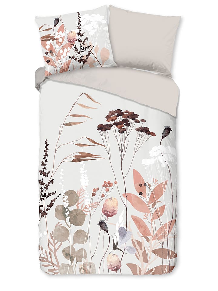 Good Morning Komplet pościeli "Moya" w kolorze zielonym ze wzorem rozmiar: 135x200 cm