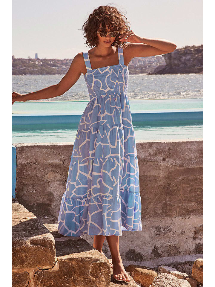 Tazga Sukienka w kolorze niebiesko-białym rozmiar: 36