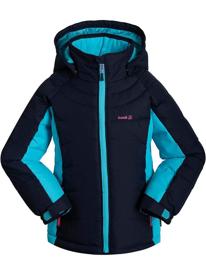 Kamik Kurtka zimowa "Aayla" w kolorze błękitno-granatowym rozmiar: 104