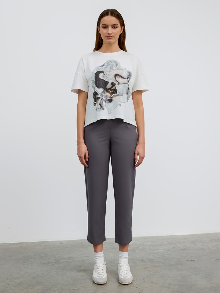 BGN Spodnie w kolorze antracytowym rozmiar: 34