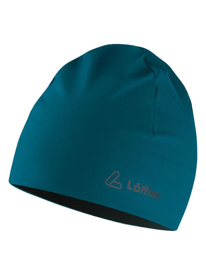 Löffler Czapka beanie "Mono" w kolorze turkusowym rozmiar: onesize