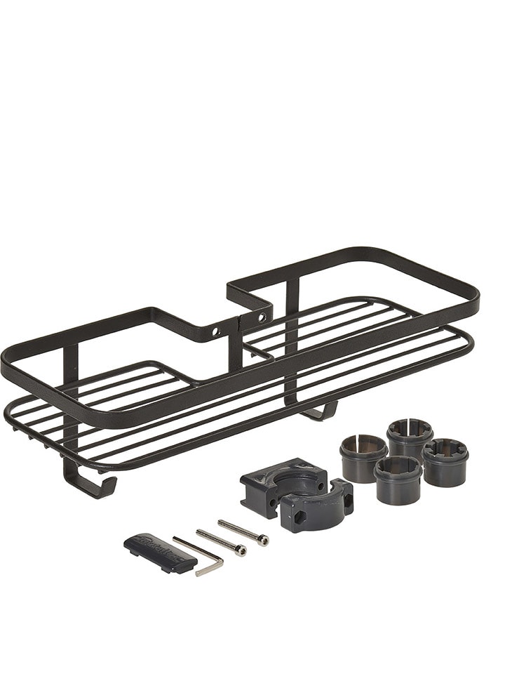 metaltex Półka prysznicowa "Origin" w kolorze czarnym - 29 x 9 x 11 cm rozmiar: onesize