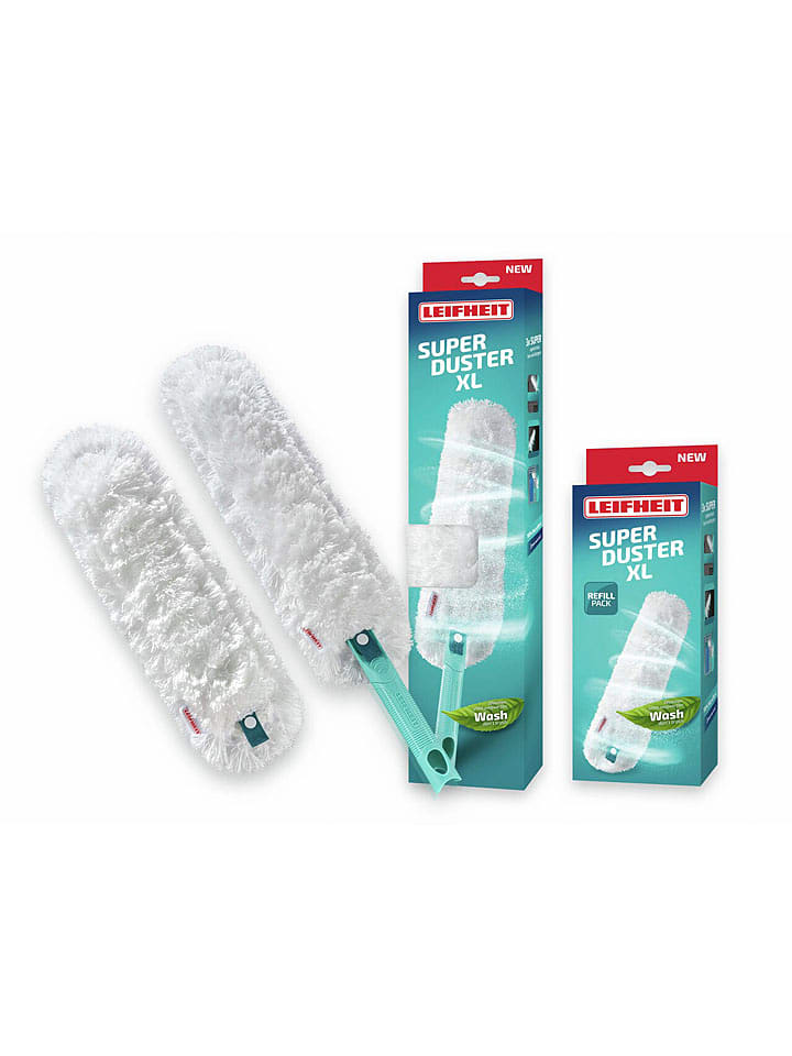 Leifheit Miotełka "Superduster XL" w kolorze turkusowo-białym do kurzu rozmiar: onesize