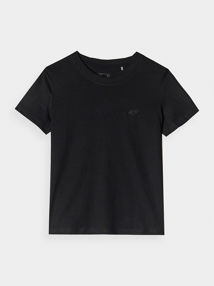 4F Koszulka w kolorze czarnym rozmiar: S