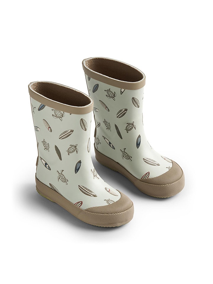 Wheat Kalosze "Muddy" w kolorze oliwkowo-turkusowym rozmiar: 27