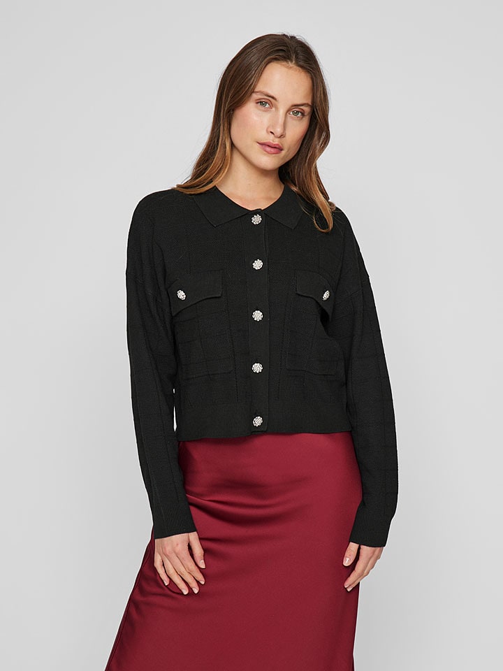 Vila Kardigan "Julisa" w kolorze czarnym rozmiar: S