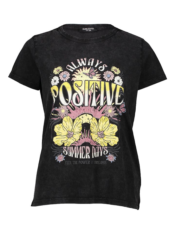 Sublevel Koszulka w kolorze czarnym rozmiar: XS