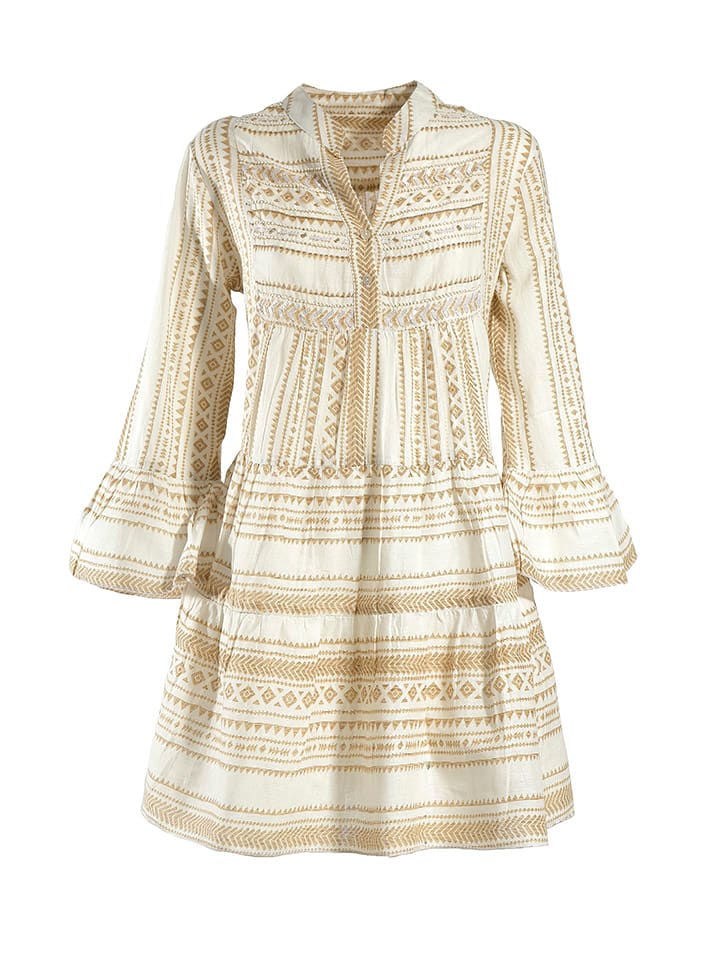 BLE Sukienka w kolorze beżowym rozmiar: onesize