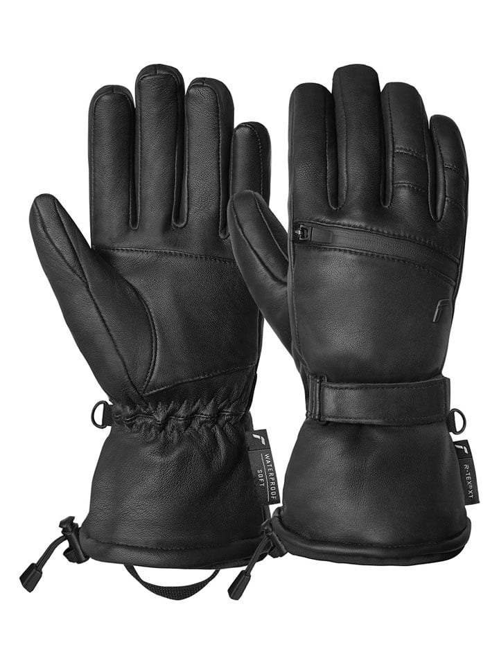 Reusch Rękawiczki funkcyjne "Kaitlyn" w kolorze czarnym rozmiar: 7