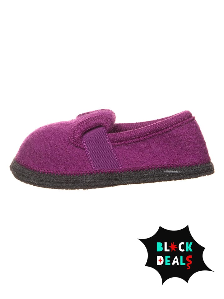 lamino Kapcie "Bobby" w kolorze fioletowym rozmiar: 21