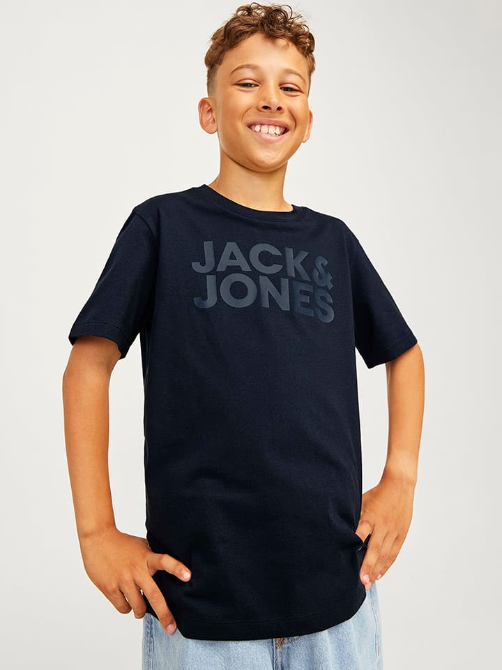 JACK & JONES Junior Koszulka w kolorze granatowym rozmiar: 176