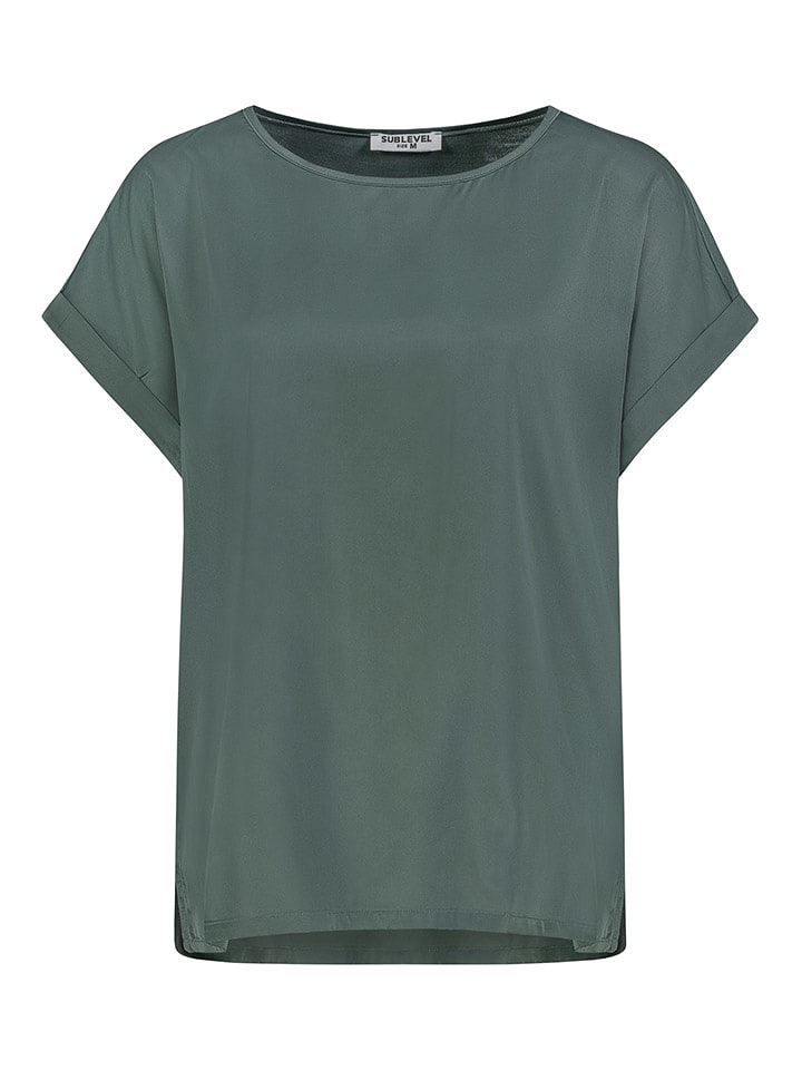 Sublevel Bluzka w kolorze zielonym rozmiar: M