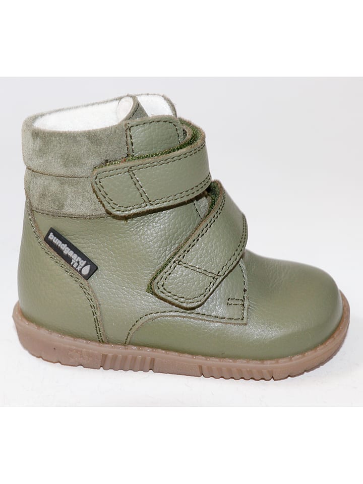 Bundgaard Skórzane botki "Robyn" w kolorze zielonym rozmiar: 24