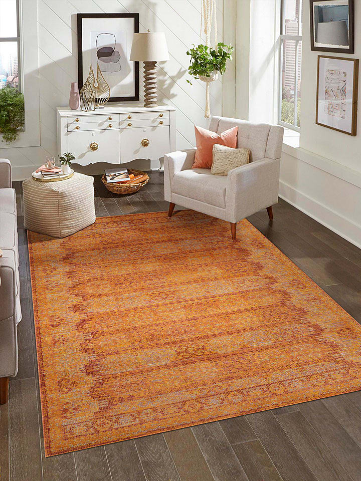 Conceptum Hypnose Dywan "Antik 1115" w kolorze pomarańczowym rozmiar: 80x150 cm