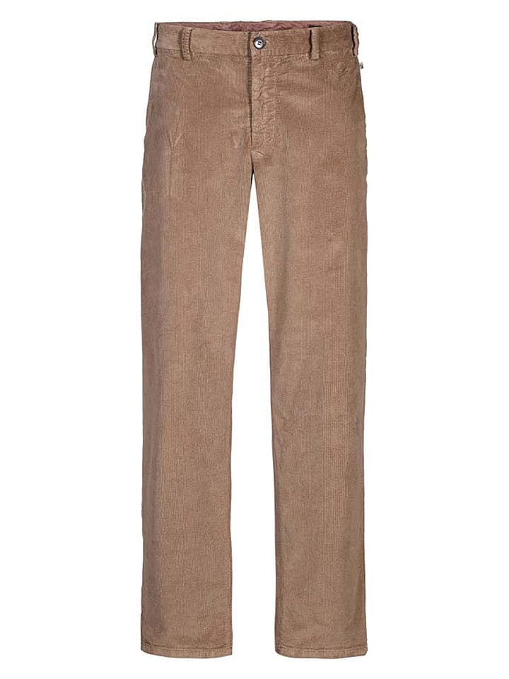 Herrlicher Spodnie sztruksowe "Clifford" w kolorze jasnobrązowym rozmiar: W38