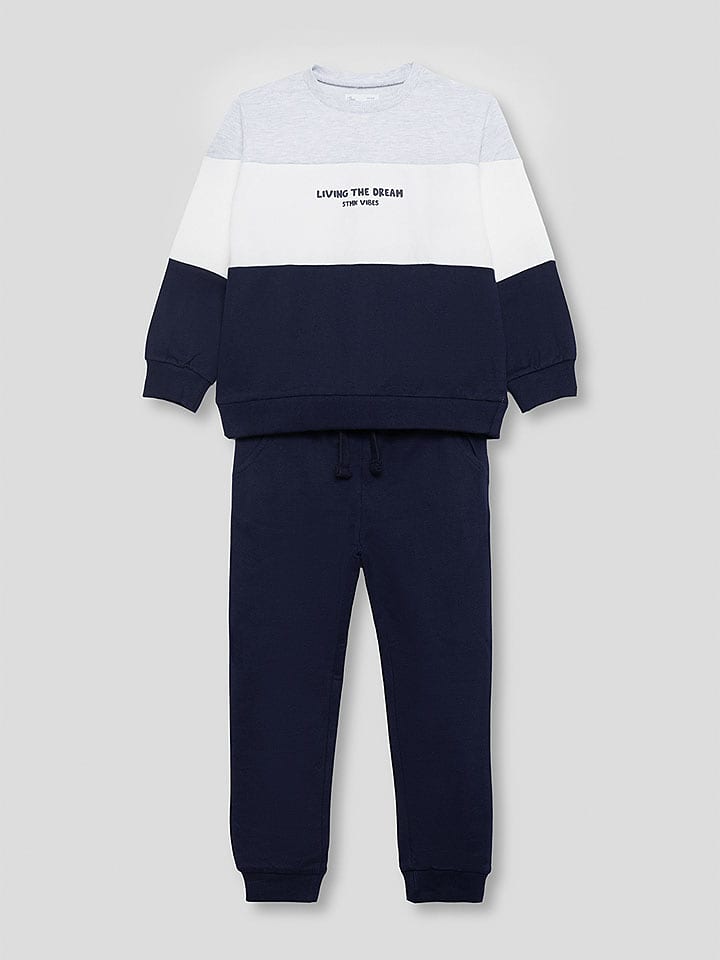 Street MONKEY 2-częściowy zestaw w kolorze granatowym rozmiar: 152