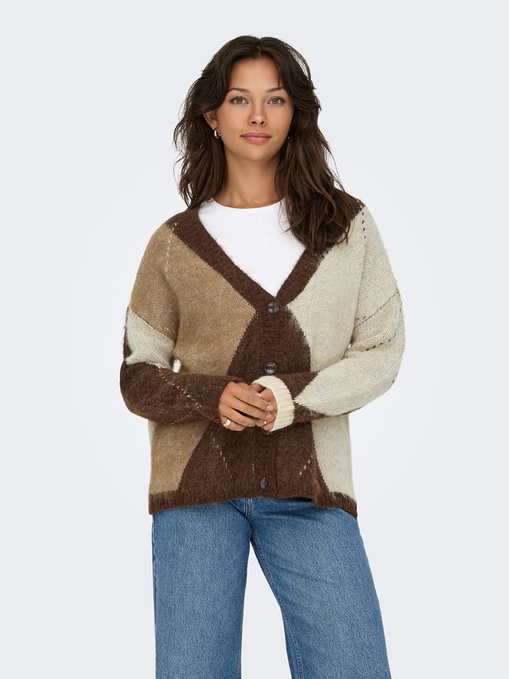 ONLY Kardigan w kolorze brązowo-beżowym rozmiar: S