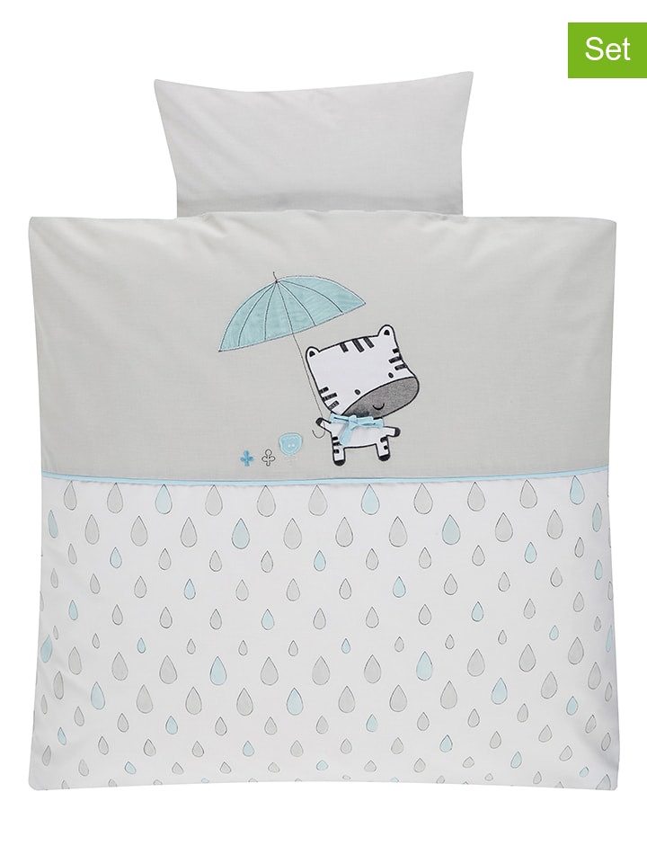 Alvi Zestaw w kolorze szaro-błękitnym rozmiar: onesize