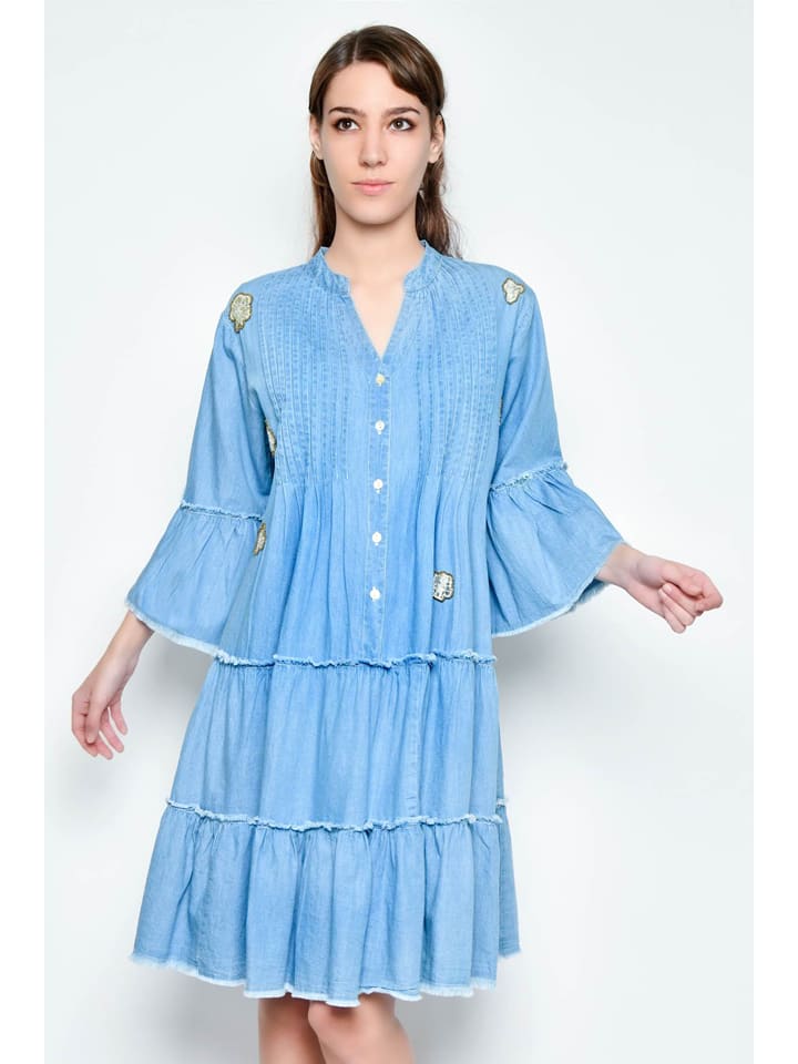 Tarifa Sukienka w kolorze błękitnym rozmiar: XL