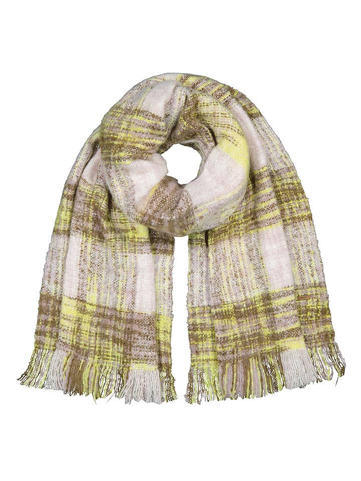 Barts Szal "Kristinam" w kolorze kremowo-oliwkowym - 180 x 50 cm rozmiar: onesize