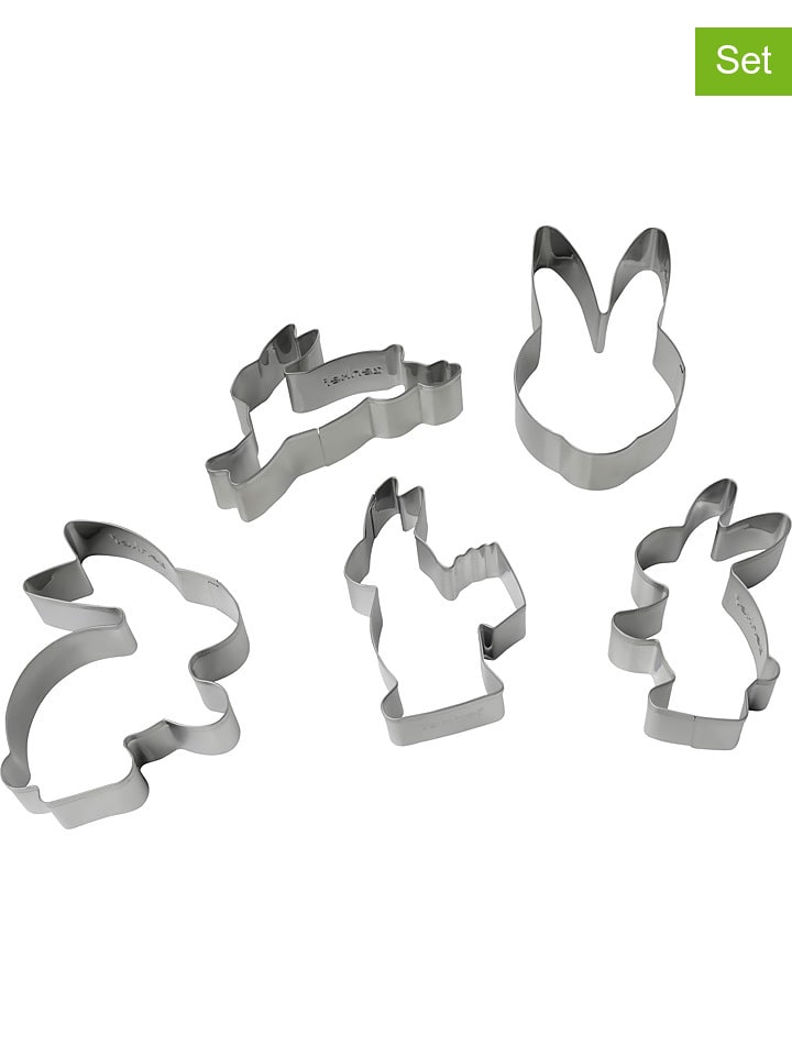 Zenker Foremki (5 szt.) w kolorze srebrnym rozmiar: onesize