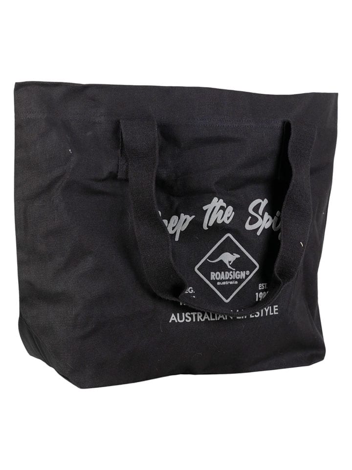 Roadsign Shopper bag w kolorze czarnym rozmiar: onesize