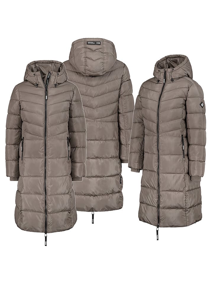 Sublevel Płaszcz pikowany w kolorze szarym rozmiar: M