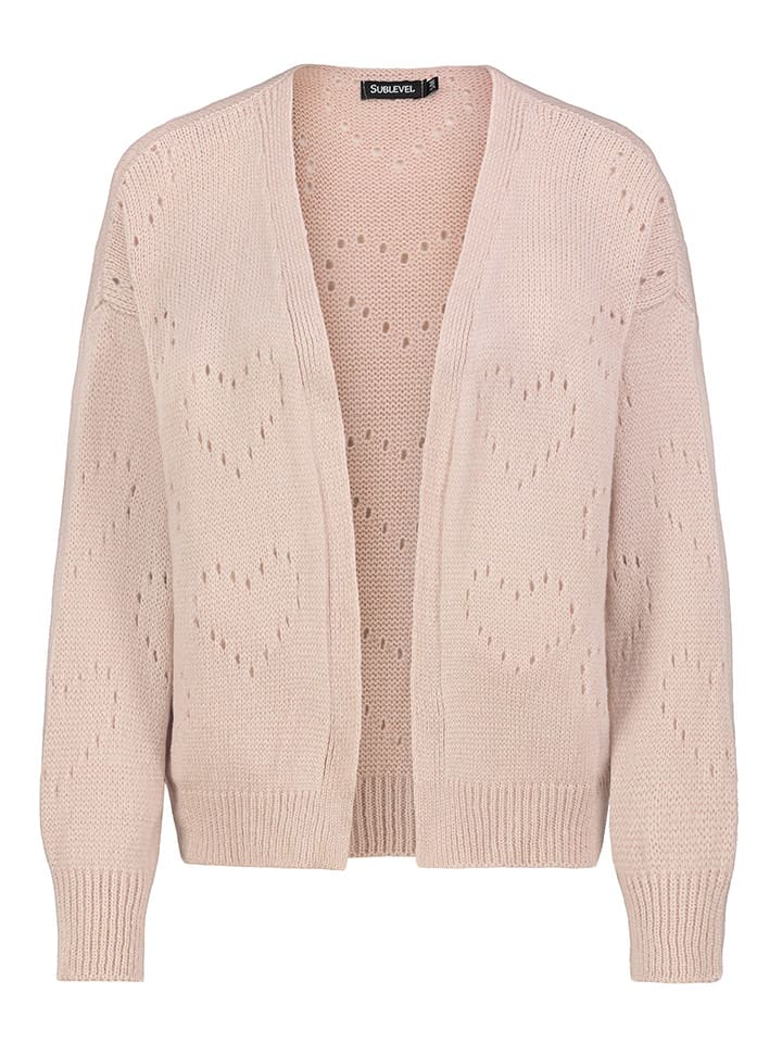 Sublevel Kardigan w kolorze jasnoróżowym rozmiar: S/M