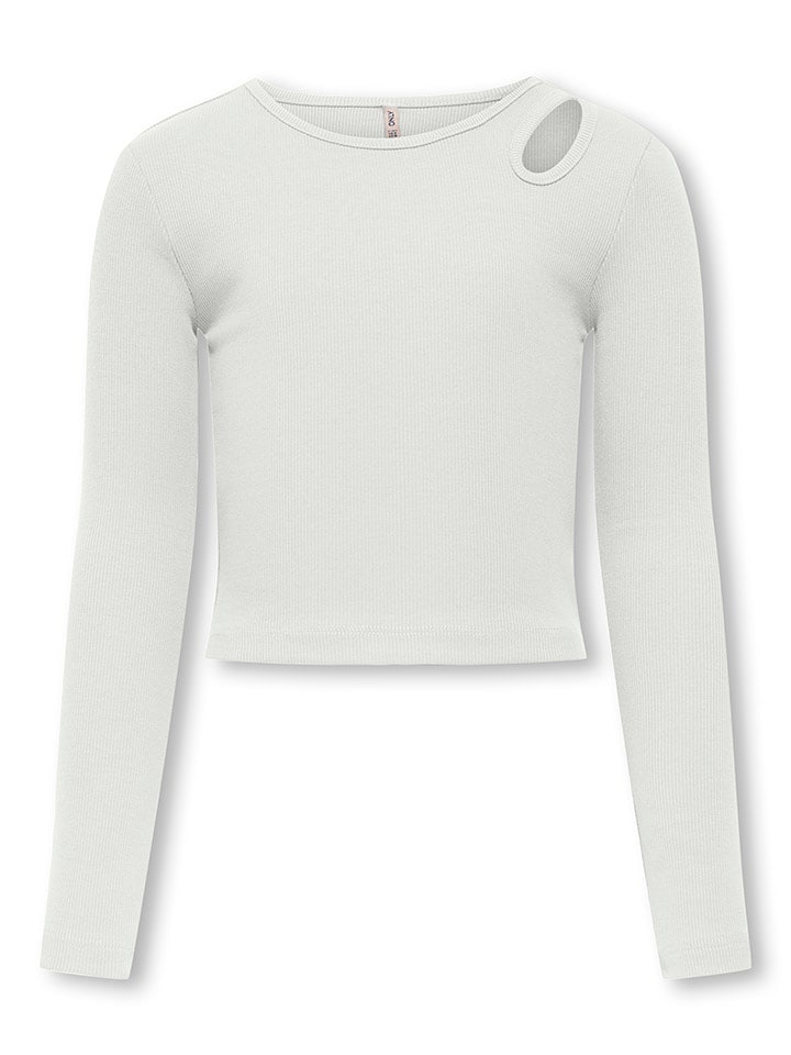 KIDS ONLY Koszulka "Nessa Life" w kolorze białym rozmiar: 158/164