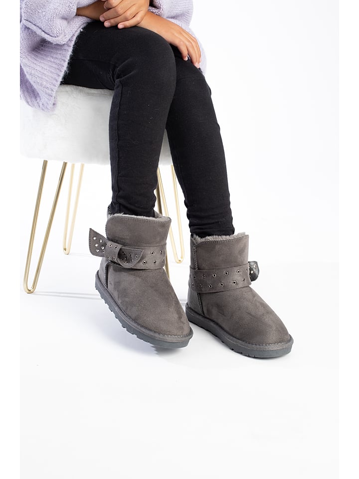 ISLAND BOOT Botki zimowe "Erikata" w kolorze oliwkowym rozmiar: 32