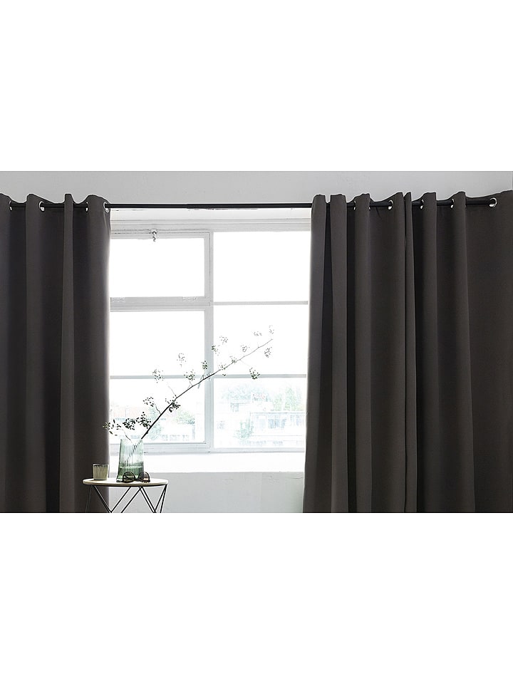 Lifa Living Zasłona w kolorze szarobrązowym rozmiar: 150x250 cm