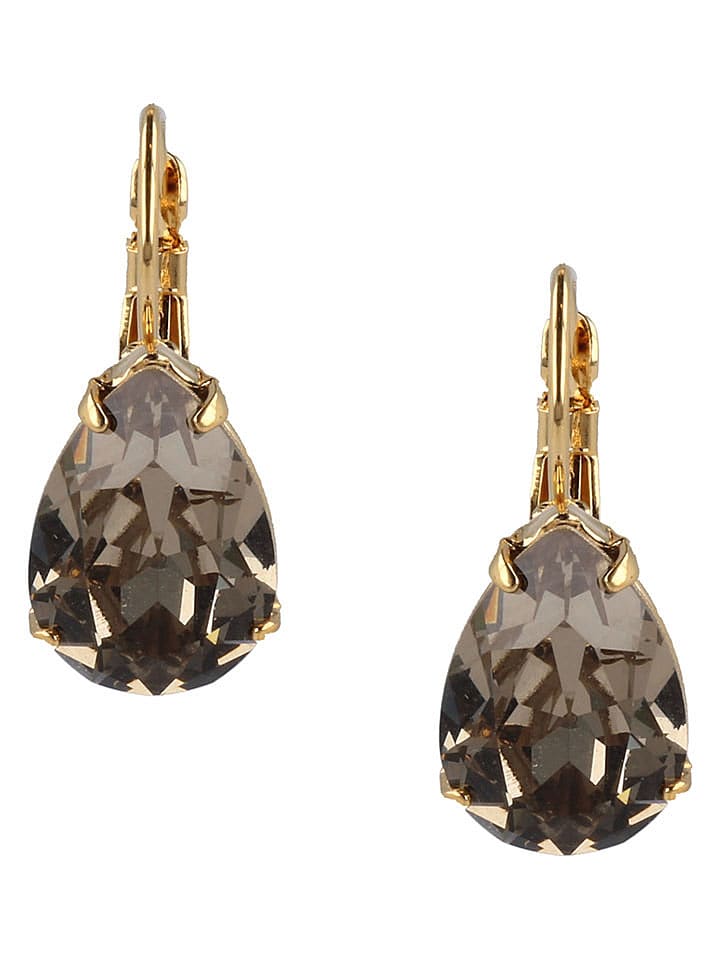 Otazu Pozłacane kolczyki z kryształami Swarovski rozmiar: onesize