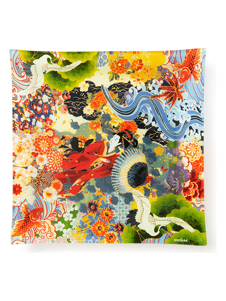 Trendy Kitchen by EXCÉLSA Półmisek "Kimono" ze wzorem - 30 x 30 cm rozmiar: onesize