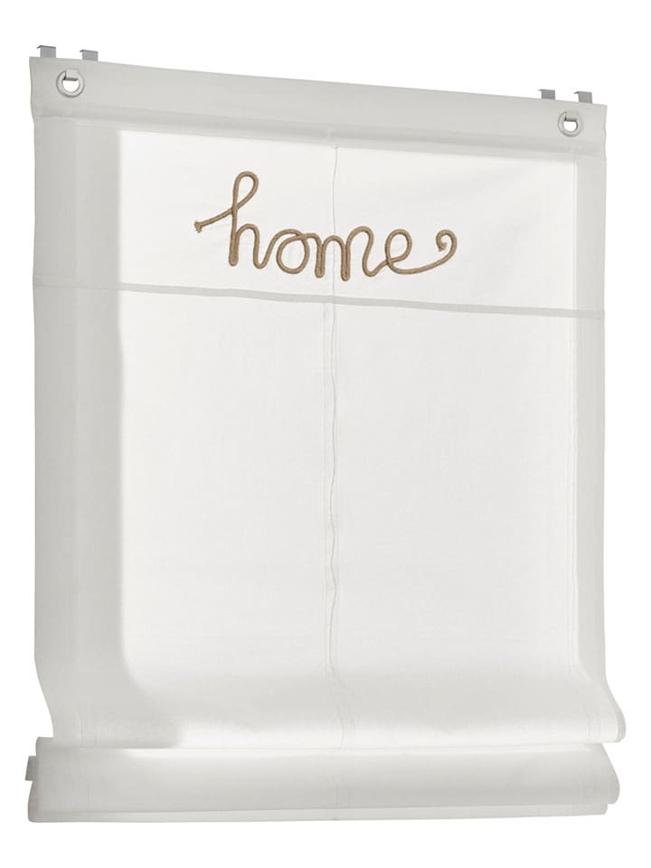 heine home Roleta rzymska w kolorze kremowym rozmiar: 140x45 cm