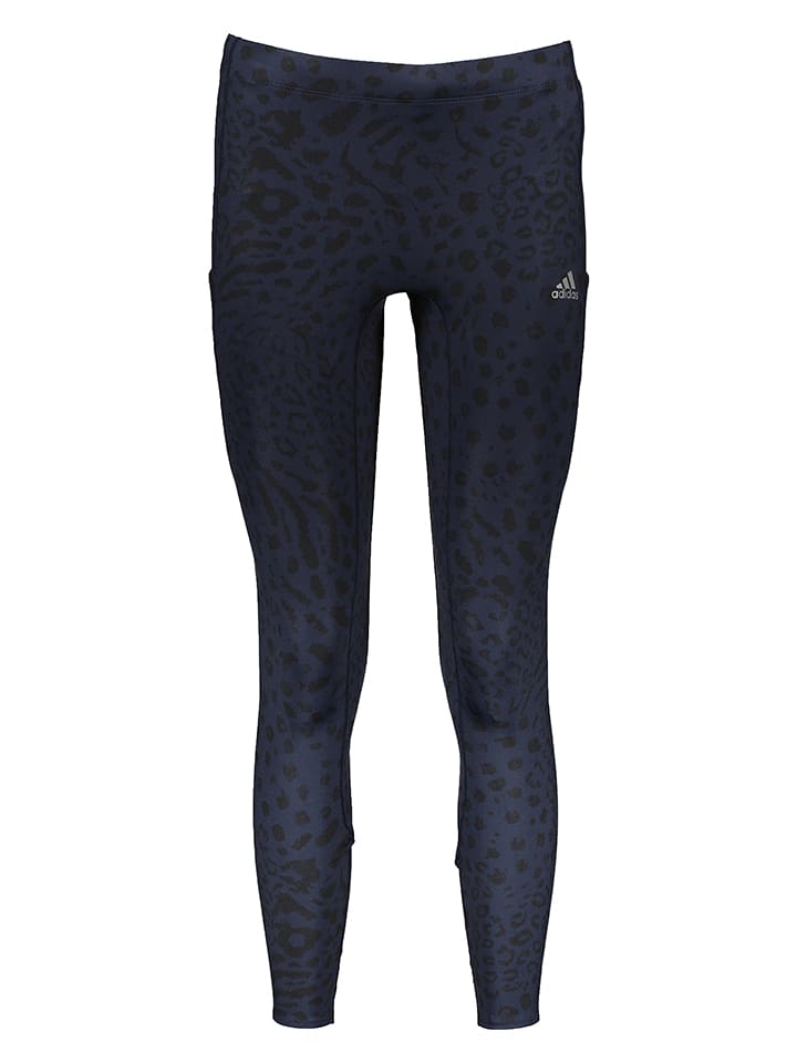 adidas Legginsy sportowe w kolorze granatowym rozmiar: XL